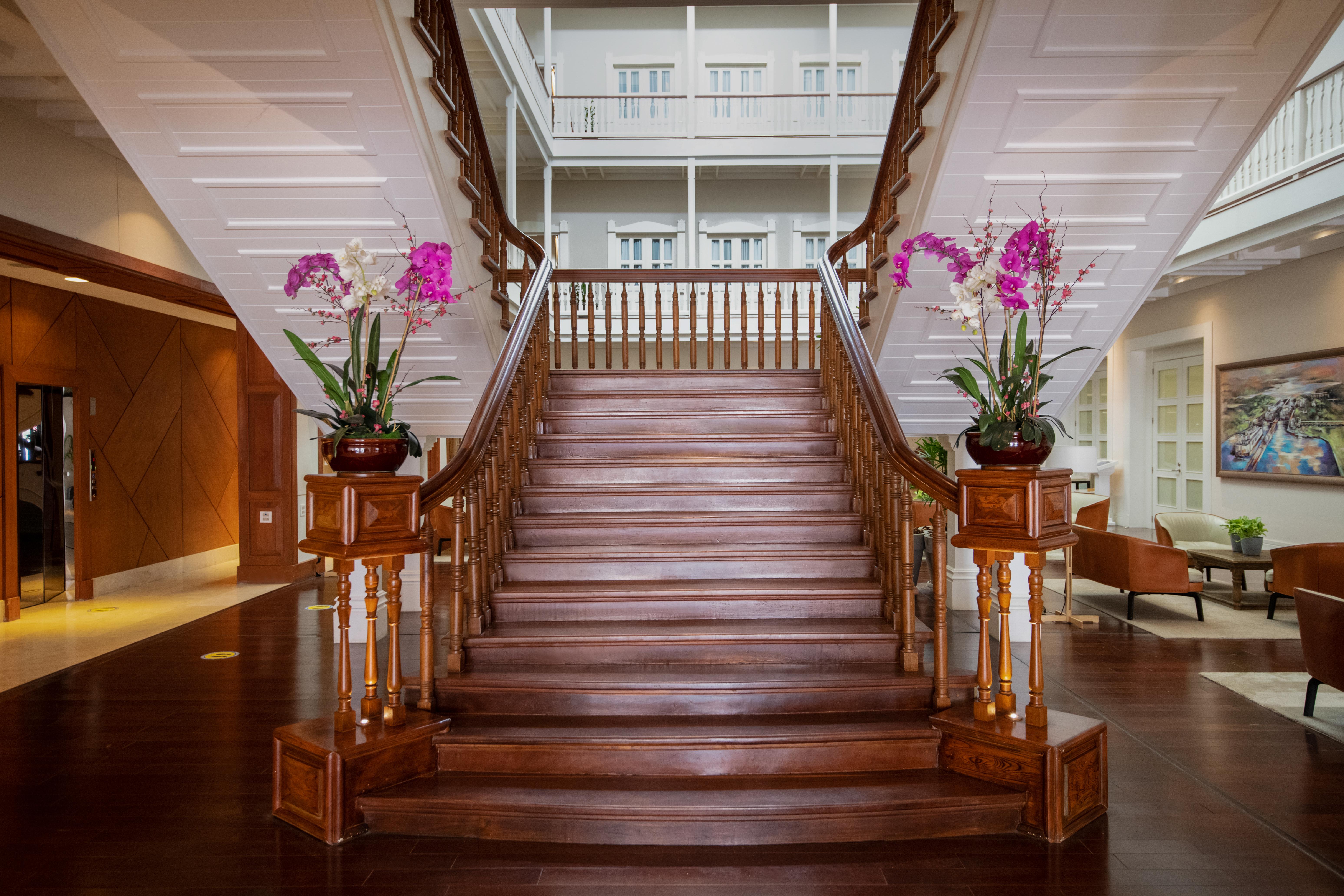Central Hotel Panama Casco Viejo מראה חיצוני תמונה The staircase at the main entrance